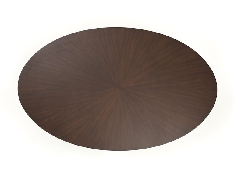 Global Views Casual Dining Flute Table Top-Oval-Walnut-78 WDSEH2448-GV at Norwood Furniture