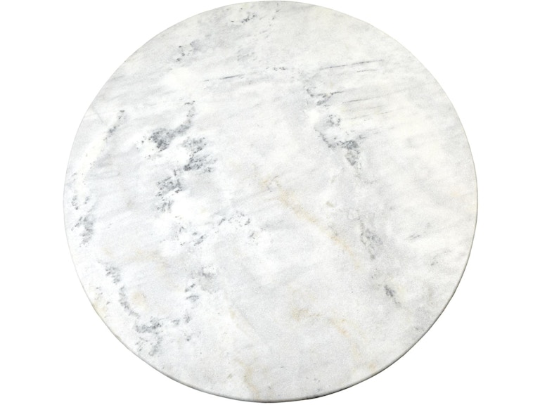 Global Views Casual Dining Flute Table Top-Round-White Marble-48 WDSEH9230-GV at Norwood Furniture