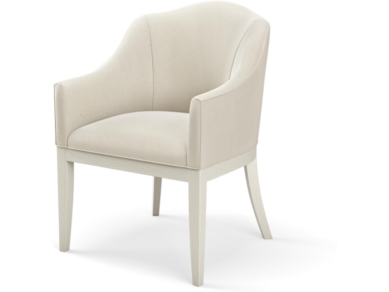 Global Views Casual Dining Grace Dining Chair-Antique White-MUSLIN WDSEH2077-MUSLIN-GV at Norwood Furniture