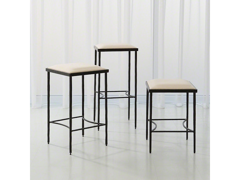 Global Views Casual Dining Hammered Bar Stool 9.92337 at Norwood Furniture