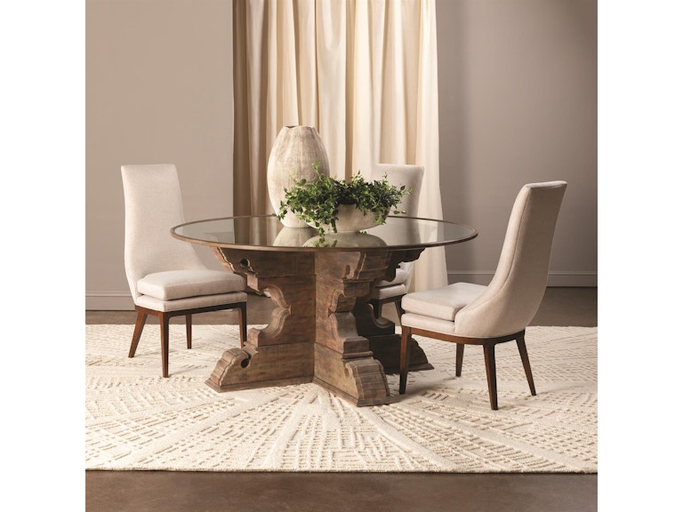Global Views Casual Dining Isabella Dining Chair-Candid Fleece 7.20130 at Norwood Furniture