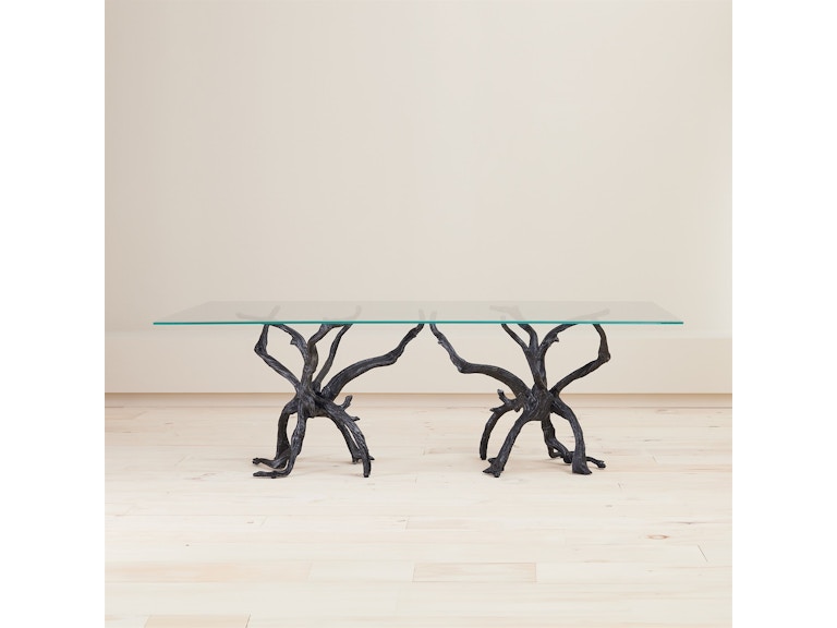 Global Views Casual Dining Monterey Rectangle Dining Table-Natural Iron 7.80764 at Norwood Furniture