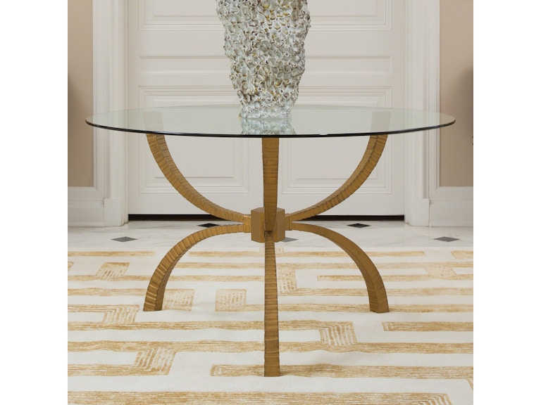 Global Views Casual Dining Teton Table Base-Gold 7.90648-B at Norwood Furniture