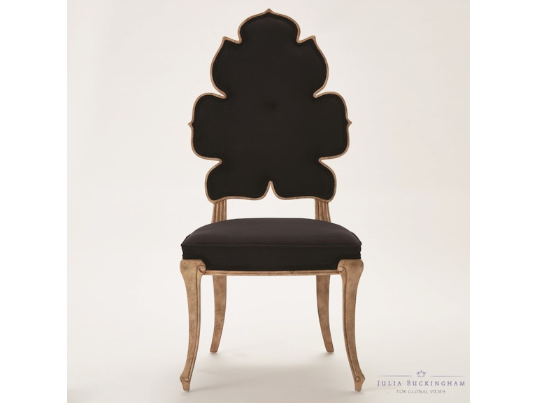 Global Views Casual Dining Wiggle Dining Chair-Black JB2110 at Norwood Furniture