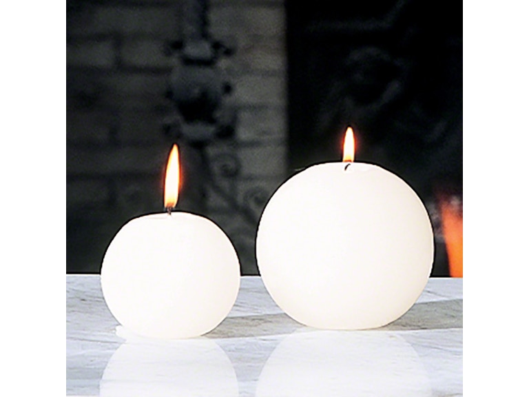 Global Views Home Accents Ball Candle-Unscented-3 5142 at Norwood Furniture