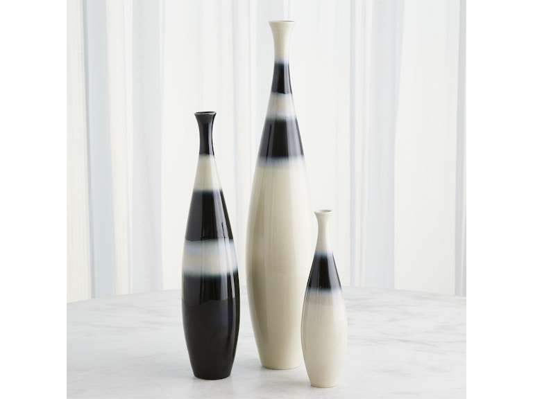 Global Views Home Accents Banded Bottle-Cobalt-Sm 1.10965 at Norwood Furniture