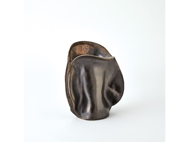 Global Views Home Accents Bocca Vase-Reactive Bronze-Lg 1.11048 at Norwood Furniture