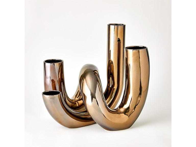 Global Views Home Accents Cellentani Vase Set-Bronze 1.10978 at Norwood Furniture
