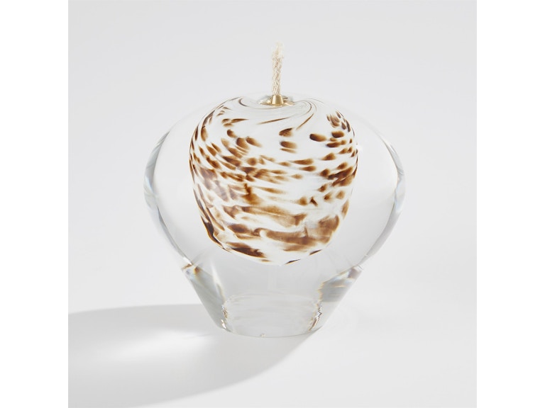 Global Views Home Accents Daphne Oil Candle-Brown Spots-Lg ASH6.60010 at Norwood Furniture