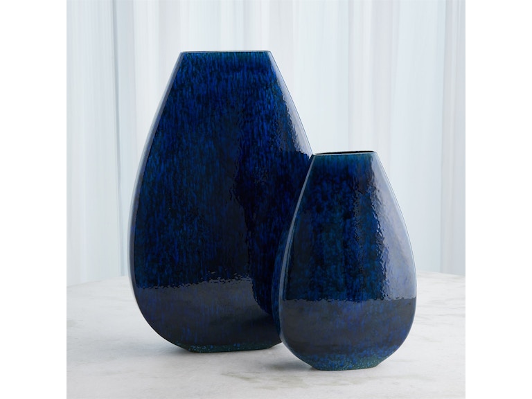 Global Views Home Accents Giant Teardrop Vase-Cobalt-Lg 1.10966 at Norwood Furniture