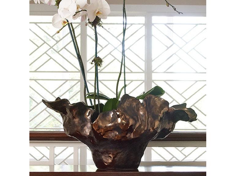 Global Views Home Accents Meteor Bowl-Bronze-Lg 1.10029 at Norwood Furniture