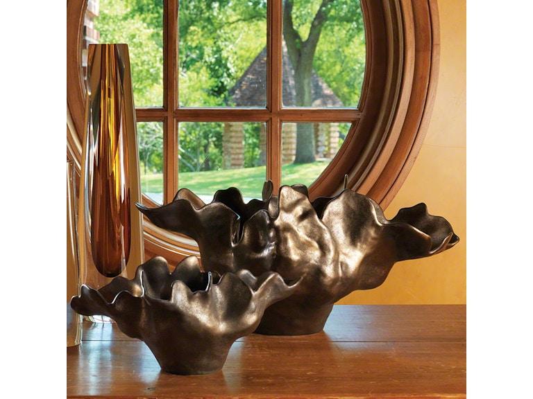 Global Views Home Accents Meteor Bowl-Bronze-Med 1.10167 at Norwood Furniture
