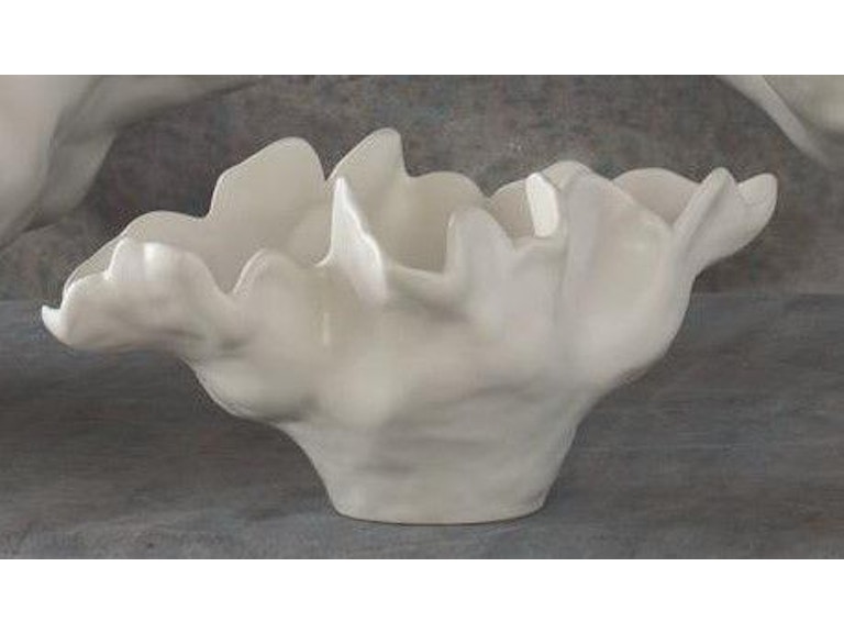 Global Views Home Accents Meteor Bowl-Ivory-Sm 1.10620 at Norwood Furniture