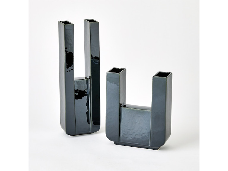 Global Views Home Accents Metropolis Vase-Dark Green-Tall 1.10993 at Norwood Furniture