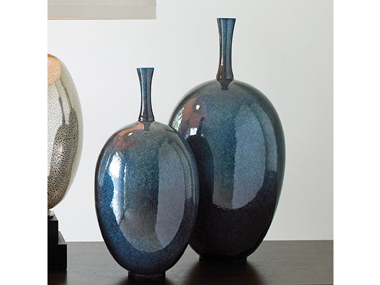 Global Views Home Accents Ovoid Vase-Celestial-Lg 1.10048 at Norwood Furniture