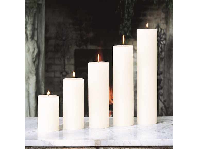 Global Views Home Accents Pillar Candle-Unscented-4 X 4 5151 At Norwood Furniture