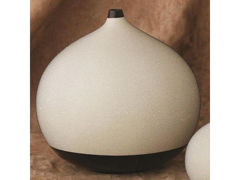 Global Views Home Accents Pixelated Ball Vase-Black/Brown-Lg 1.10624 at Norwood Furniture