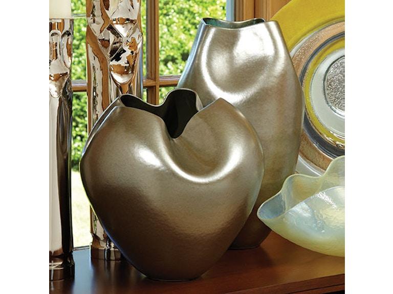 Global Views Home Accents Plait Vase-Silver Haze-Tall 1.10031 at Norwood Furniture