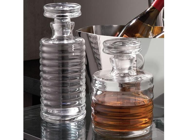 Global Views Home Accents Ribbed Decanter 1607 at Norwood Furniture