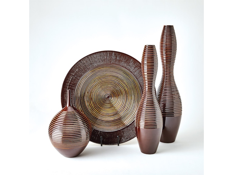 Global Views Home Accents Ribbed Vase-Garnet-Lg 1.10872 at Norwood Furniture Global Views Home Accents Ribbed Vase-Garnet-Lg 1.10872 at Norwood Furniture