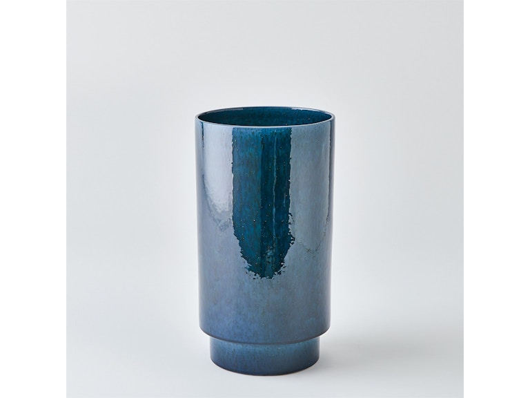 Global Views Home Accents Rolo Vase-Dark Blue-Sm 1.11082 at Norwood Furniture