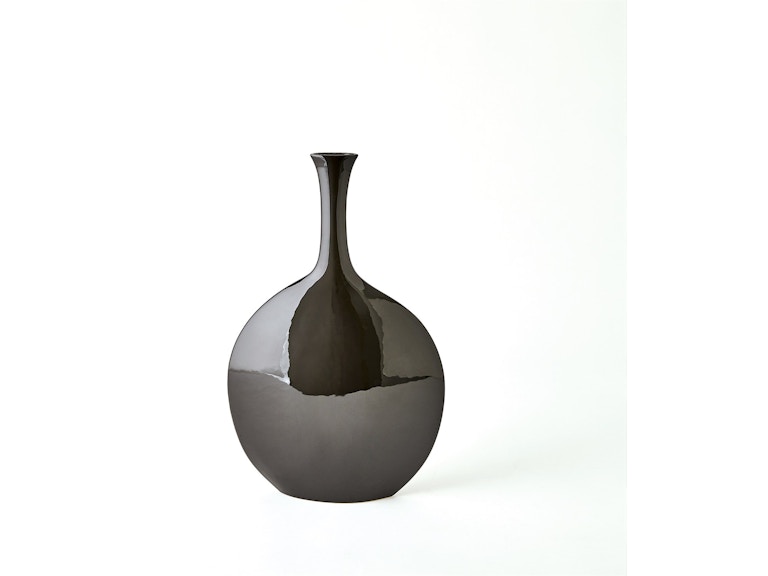 Global Views Home Accents Silhouette Vase-Black-Round 1.11056 at Norwood Furniture