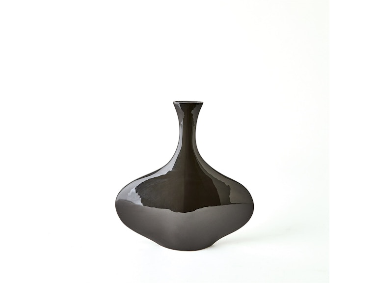 Global Views Home Accents Silhouette Vase-Black-Wide 1.11057 at Norwood Furniture