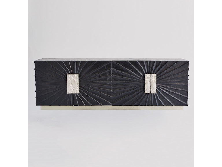 Global Views Home Entertainment Pleated Media Cabinet 9.92773 at Norwood Furniture