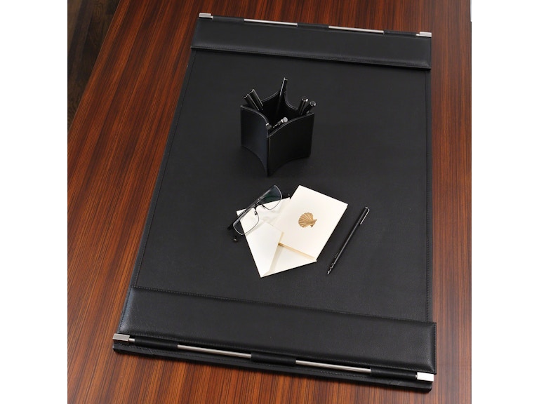 Global Views Home Office Flap Desk Blotter-Black 9.92608 at Norwood Furniture