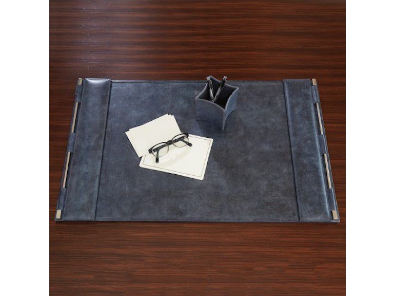 Global Views Home Office Flap Desk Blotter-Blue Wash 9.92825 at Norwood Furniture