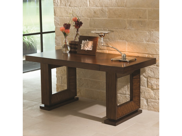 Global Views Home Office Open Block Writing Desk 2304 at Norwood Furniture