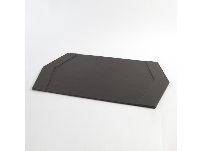 Global Views Home Office Tiffany Desk Blotter-Graphite Leather WDSEH9062-GV at Norwood Furniture