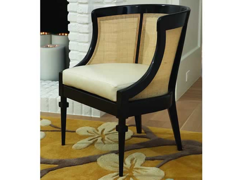 Global Views Living Room Cane Chair-Black 2.70002 at Norwood Furniture