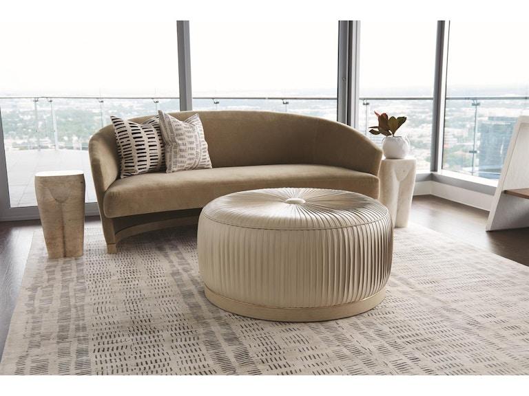 Global Views Living Room Colette Ottoman FDS9.90050 at Norwood Furniture