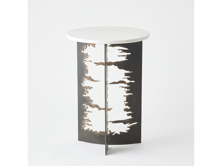 Global Views Living Room Cut Out Table-Bronze 8.83240 at Norwood Furniture