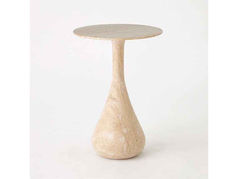 Global Views Living Room Dea Table-Travertine-Lg 7.91782 at Norwood Furniture