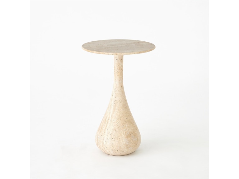 Global Views Living Room Dea Table-Travertine-Sm 7.91783 at Norwood Furniture
