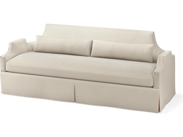 Global Views Living Room Diana Skirted Sofa-COM ASH2020-COM at Norwood Furniture