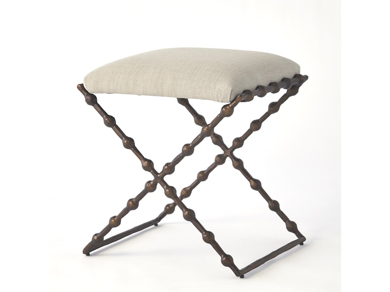 Global Views Living Room Elder Bench-Bronze-COM ASH9.90018-COM at Norwood Furniture