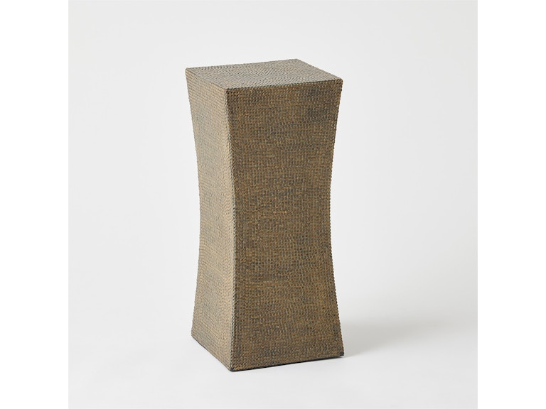 Global Views Living Room Lames Table-Aged Brass-Tapered 7.91705 at Norwood Furniture