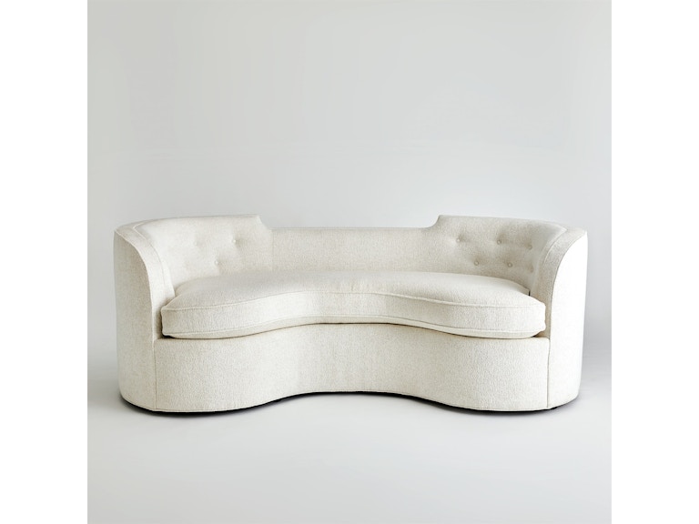 Global Views Living Room Lauren Sofa-COM-No Legs ASH2091-COM at Norwood Furniture