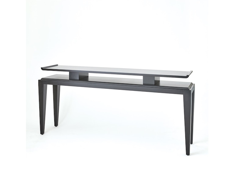 Global Views Living Room Poise Console Table-Black Satin 2.20002 at Norwood Furniture