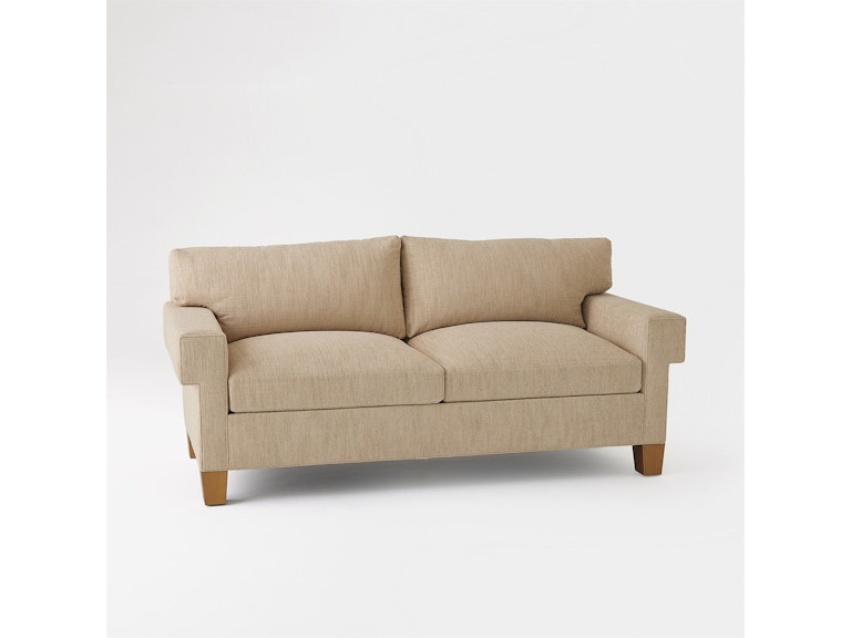 Global Views Living Room Square Arm Sofa-Natural 2.20015 at Norwood Furniture