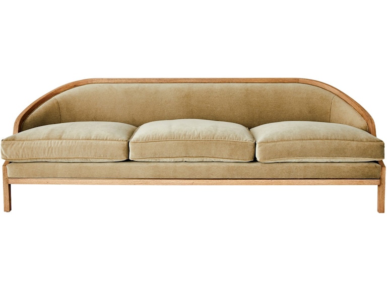 Global Views Living Room Tailored Sofa-Bleached Oak 2772 at Norwood Furniture