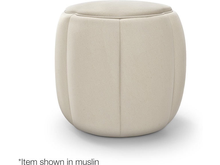 Global Views Living Room Tuffet Ottoman-COM ASH2022-COM at Norwood Furniture