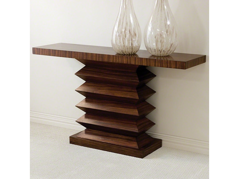 Global Views Living Room Zig Zag Console Table 2262 at Norwood Furniture