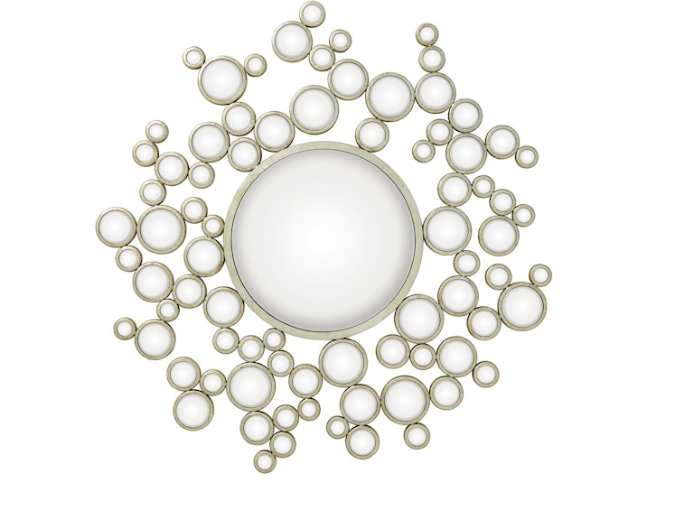Global Views Mirrors Aquarius Mirror-Silver Leaf ASH8.80001 at Norwood Furniture