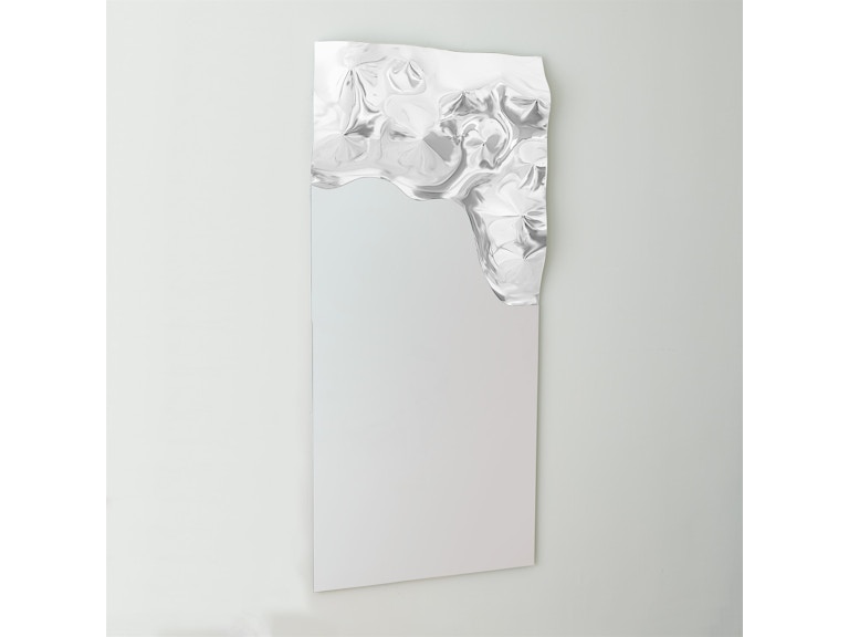 Global Views Mirrors Asymmetrical Ripple Mirror-Right 3.31901 at Norwood Furniture