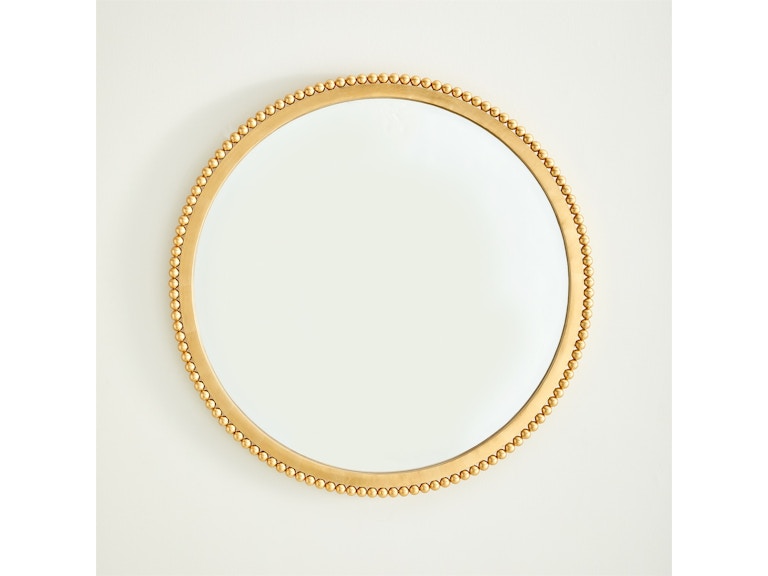 Global Views Mirrors Ball Bearing Mirror-Gold Leaf-Sm 9.93931 at Norwood Furniture