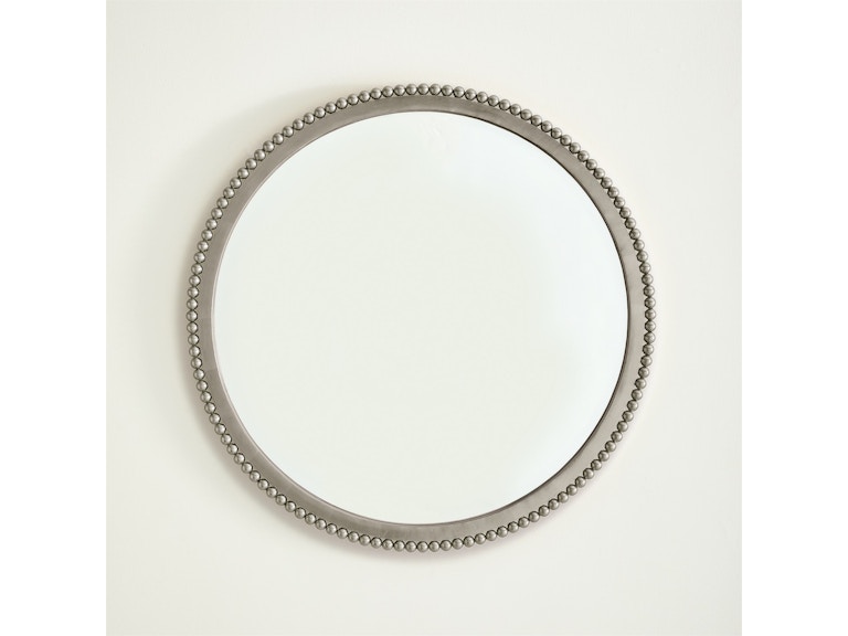 Global Views Mirrors Ball Bearing Mirror-Silver Leaf-Lg 9.93928 at Norwood Furniture